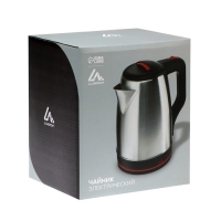 Чайник электрический Luazon LSK-1813, металл, 2 л, 1800 Вт, серебристый Чайник электрический Luazon LSK-1813, металл, 2 л, 1800 Вт, серебристый