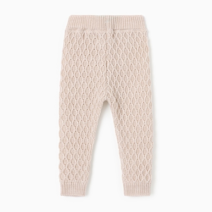 Брюки детские вязаные MINAKU, цвет бежевый, рост 68-74 см Брюки детские вязаные MINAKU, цвет бежевый, рост 68-74 см