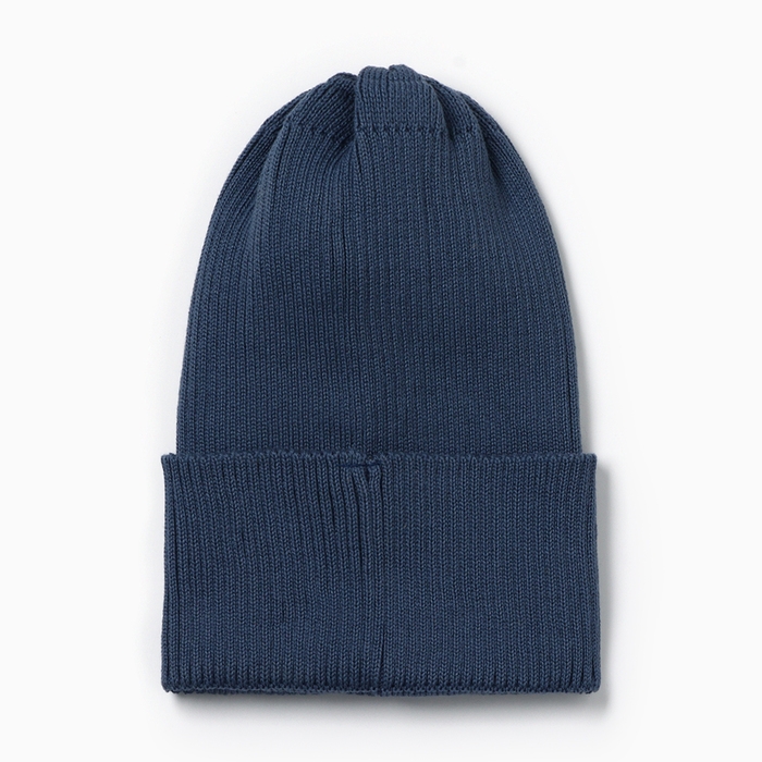 Шапка детская, цвет синий, размер 52-56
