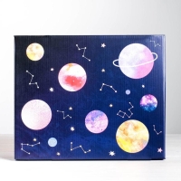 Коробка подарочная складная, упаковка, «Космос», 31 х 25.5 х 16 см Коробка подарочная складная, упаковка, «Космос», 31 х 25.5 х 16 см