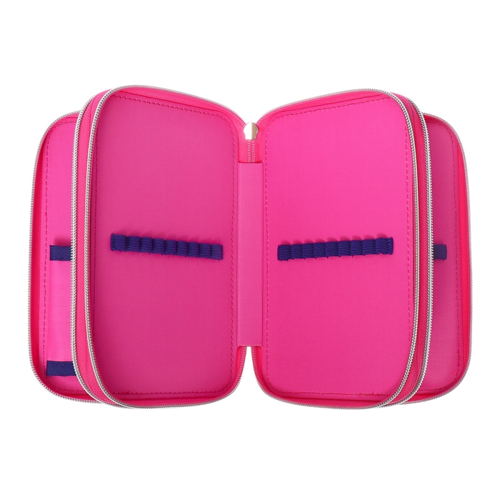 Пенал 2 секции, 130 х 205 мм, искусственная кожа, Феникс "Девушка с телефоном"