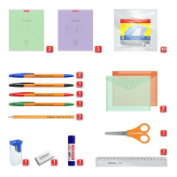 Набор первоклассника ErichKrause, 43 предмета, КЛАССНЫЙ, микс Набор первоклассника ErichKrause, 43 предмета, КЛАССНЫЙ, микс