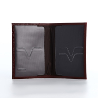 Обложка для паспорта, цвет бордовый