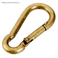 Карабин монтажный, 6 см, бронза Карабин монтажный, 6 см, бронза