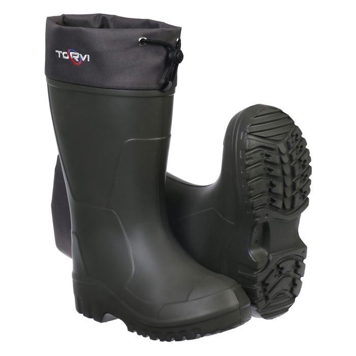 Сапоги Сапоги "TORVI" из ЭВА с 4-слойным вкладышем (мех): -40С, цвет олива, размер 42