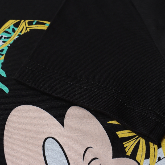 Футболка детская "Cool boy" Микки Мауc, рост 98-104, черный