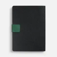 Ежедневник Boom, недатированный, черный с зеленым