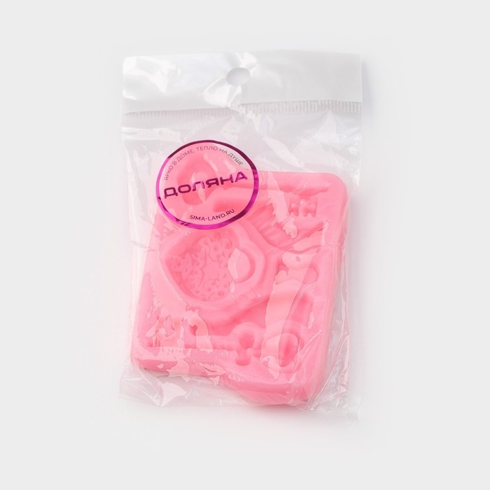 Молд Доляна &laquo;Ключ от сердца&raquo;, силикон, 8,5&times;6,8 см, цвет МИКС