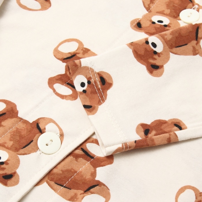 Пижама детская (рубашка и брюки) KAFTAN Пижама детская (рубашка и брюки) KAFTAN "Мишка", р.34 (122-128)