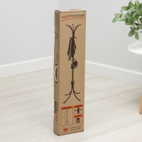 Вешалка напольная &laquo;Корона&raquo;, разборная, цвет белый