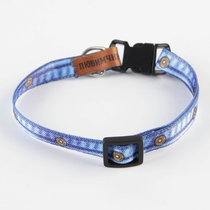 Ошейник для собак и кошек с фастексом &laquo;Любимчик&raquo;, 30х1 см