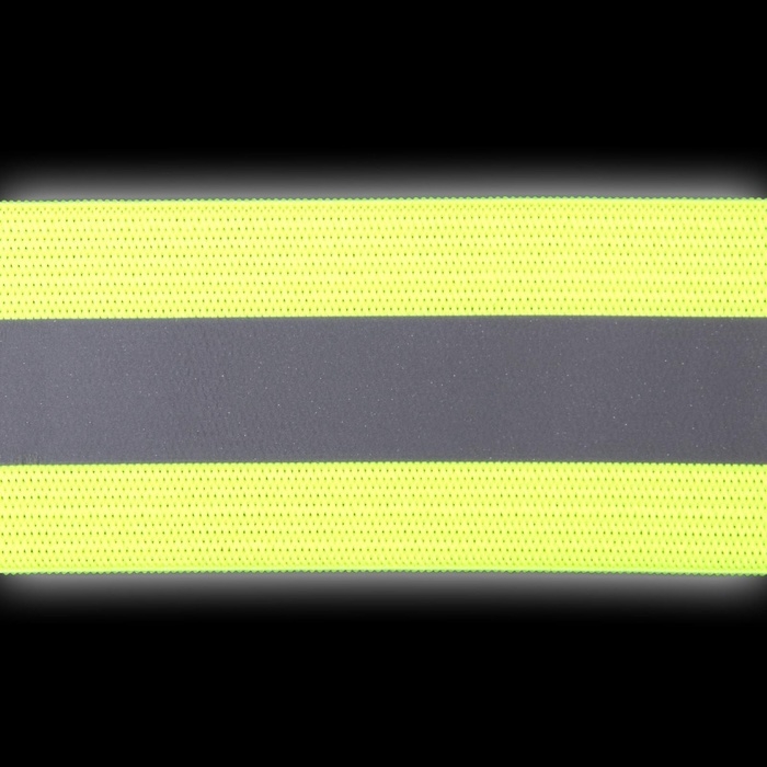 Повязка нарукавная светоотражающая, эластичная, на липучке, 35 &plusmn; 1 &times; 3,8 см