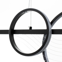 Светильник "Фьюжн" LED 110Вт 3000-6000К черный 100х12х28см Светильник "Фьюжн" LED 110Вт 3000-6000К черный 100х12х28см