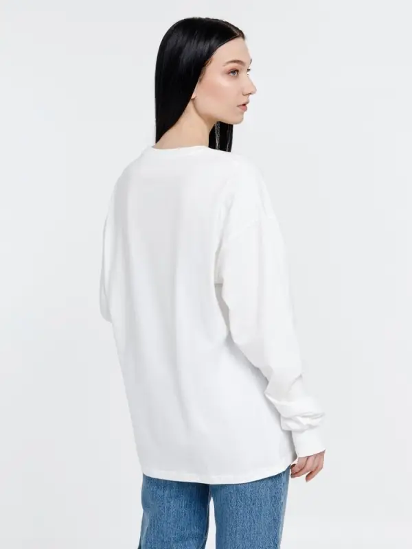 Футболка оверсайз унисекс Сity Sapiens, молочно-белая, размер S