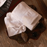 Полотенце махровое SL HOME: Waffle "Блан де Блан" 90х150 см, 100% хлопок, 490 г/м2 Полотенце махровое SL HOME: Waffle "Блан де Блан" 90х150 см, 100% хлопок, 490 г/м2