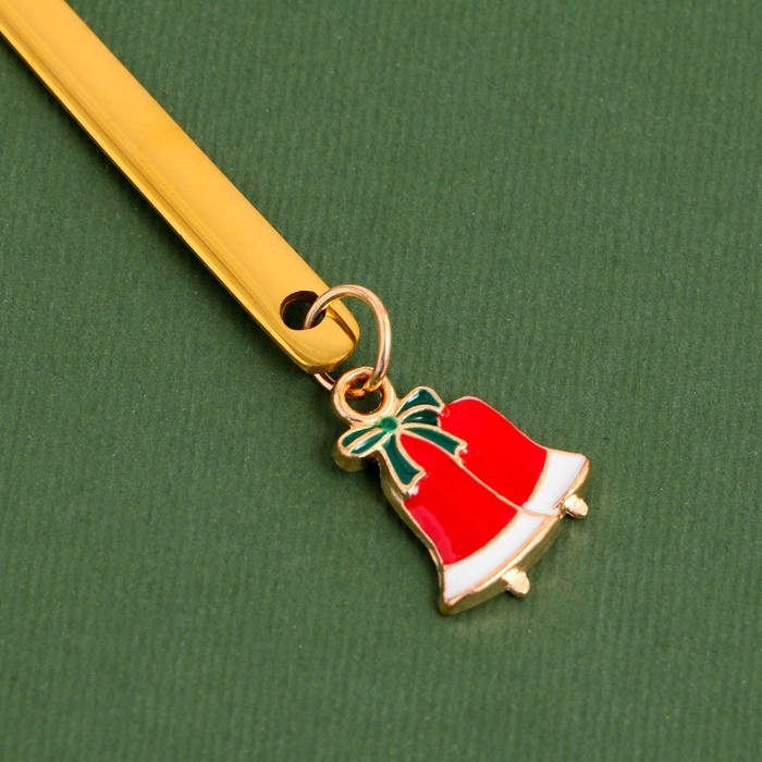 Ложка новогодняя с акриловым подвесом &laquo;Мечты обязательно сбудутся&raquo;, на Новый год, нержавеющая сталь, 14,8 х 2,7 см