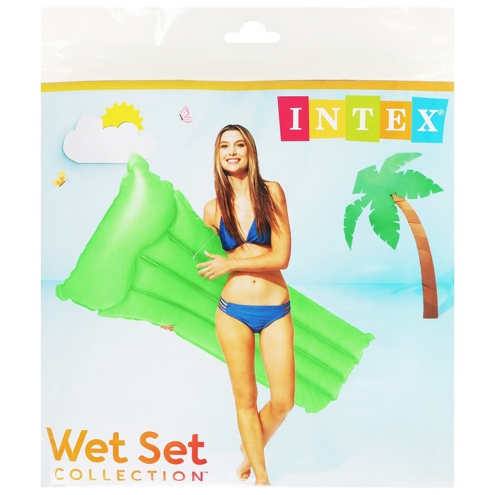 Матрас пляжный &laquo;Неон&raquo;, 183 х 76 см, цвет МИКС, 59717NP INTEX