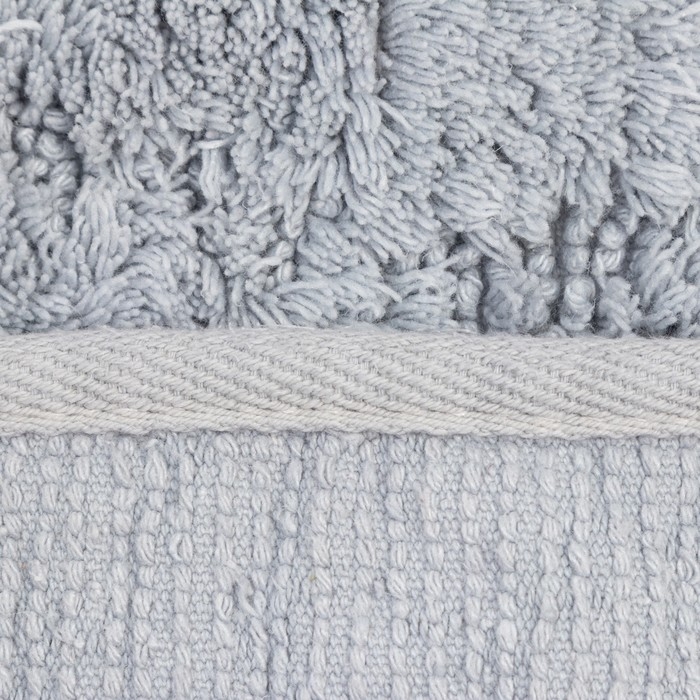 Ковер Этель "Zig-Zag" &Oslash; 100 см, серый,  70% хлопок, 30% п/э, 1500 г/м2