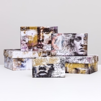 Набор коробок 10 в 1  "Матрица", 32,5 х 20 х 12,5- 12 х 7 х 4 см