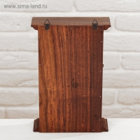 Ключница дерево "Цветы с сердечками" 6х16х24 см Ключница дерево "Цветы с сердечками" 6х16х24 см