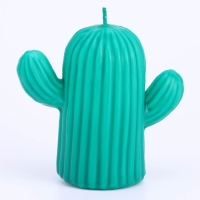 Свеча фигурная "Кактус", 6,5 см, зеленый Свеча фигурная "Кактус", 6,5 см, зеленый