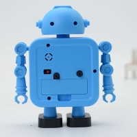 Часы - будильник настольные "Робот" с органайзером, дискретный ход, d-6.5 см, 12 х 15 см, АА