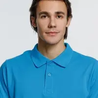 Рубашка поло мужская Virma Premium, бирюзовая, размер M