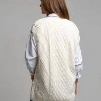 Жилет оверсайз на заказ Tricksy Terra Grand, акрил, размер S/M