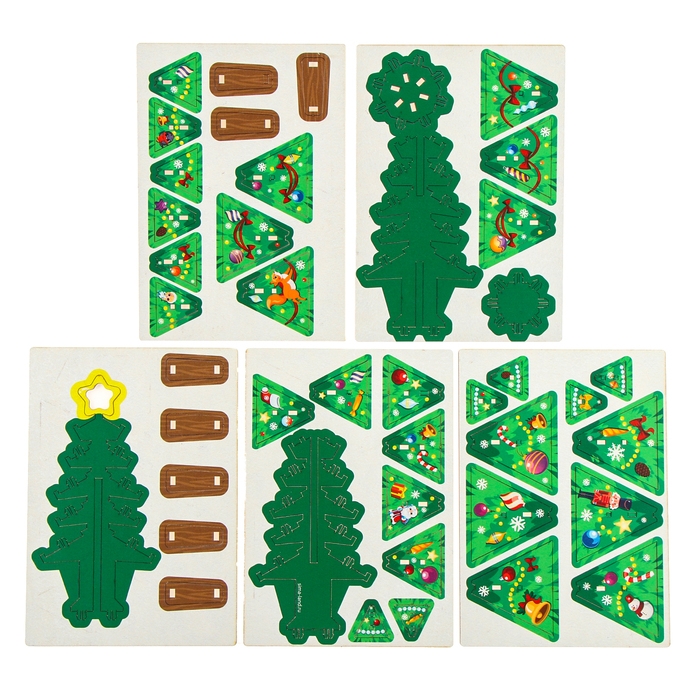 Новогодний конструктор &laquo;Новый год! Ёлочка&raquo;