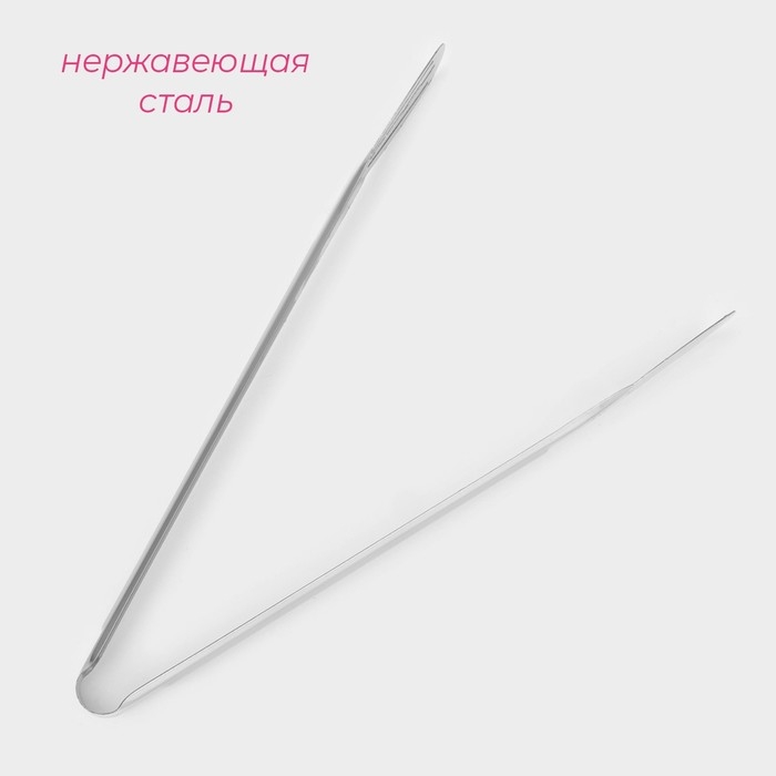 Щипцы кухонные Доляна «Лопатка», 304 сталь, 28,5 см, цвет серебристый Щипцы кухонные Доляна «Лопатка», 304 сталь, 28,5 см, цвет серебристый