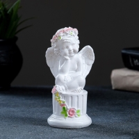 Фигура "Ангелочек на подставке" 5х5х15см Фигура "Ангелочек на подставке" 5х5х15см