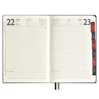 Ежедневник датир 2025г А5 176л ESCALADA, тв обл, иск кожа, бл тис,ляс,кр бл 70г/м2,синий Ежедневник датир 2025г А5 176л ESCALADA, тв обл, иск кожа, бл тис,ляс,кр бл 70г/м2,синий