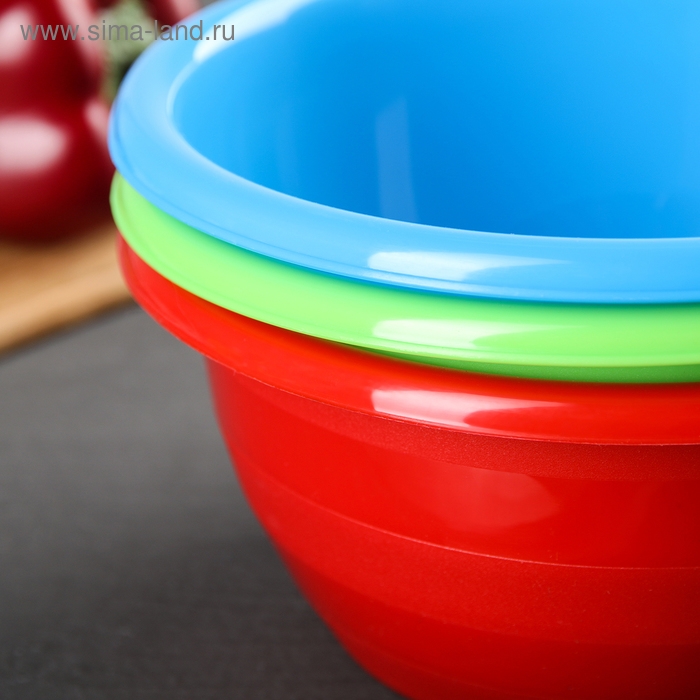 Миска, 1,2 л, цвет МИКС Миска, 1,2 л, цвет МИКС