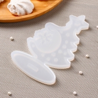 Силиконовая форма «3D Ёлка», 16×9,4 см, цвет прозрачный Силиконовая форма «3D Ёлка», 16×9,4 см, цвет прозрачный