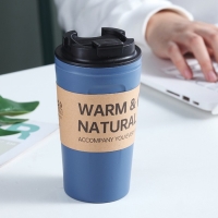Термокружка, 420 мл,  Casual , сохраняет тепло 2 ч, синяя