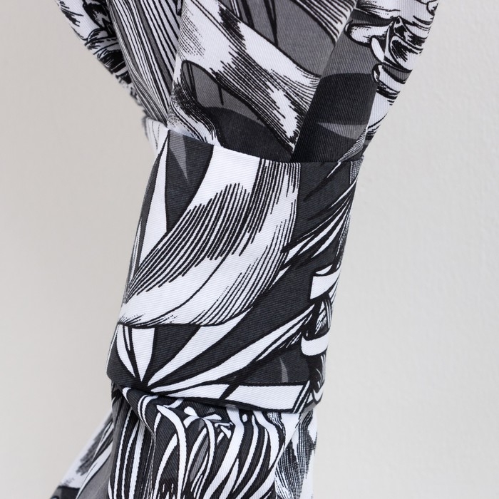 Комплект штор для кухни с подхватами Этель "Palm leaves" 149х180 см - 2 шт