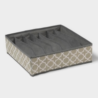 Органайзер для хранения белья &laquo;Гранж&raquo;, 7 ячеек, 33&times;32&times;10 см, цвет серый