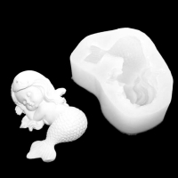 Молд силикон "Спящая русалочка" 8,5х7,2х4 см Молд силикон "Спящая русалочка" 8,5х7,2х4 см