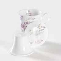 Кружка керамическая с ситом &laquo;Прованс&raquo;, 300 мл