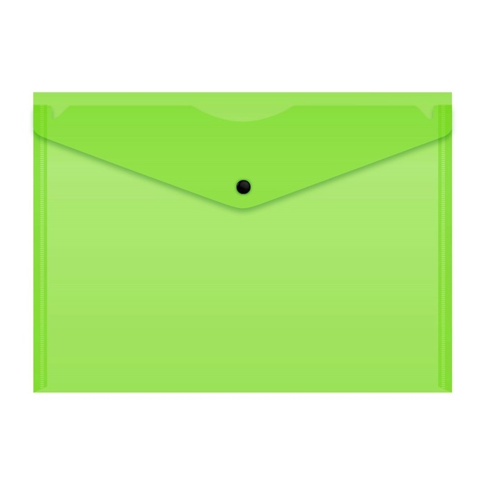 Набор папок-конвертов на кнопке 12 штук, А4, 180 мкм, Calligrata Neon, полупрозрачные, неоновый МИКС Набор папок-конвертов на кнопке 12 штук, А4, 180 мкм, Calligrata Neon, полупрозрачные, неоновый МИКС