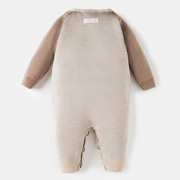 Комбинезон вязаный Крошка Я &laquo;Тигруля&raquo;, рост 62-68 см