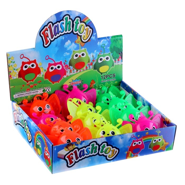 Ёжка «Бабочка», световой, цвета МИКС Ёжка «Бабочка», световой, цвета МИКС