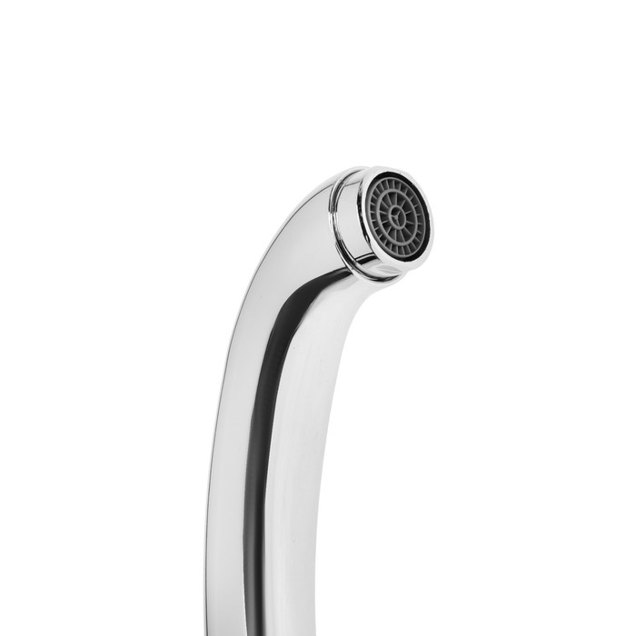 Смеситель для кухни Смеситель для кухни "ЦС-СМ" СТ300834, однорычажный, длина излива 220 мм, хирургический, хром