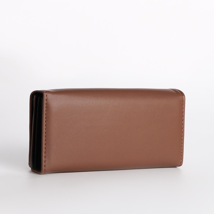 Кошелёк женский на магните, цвет бежевый Кошелёк женский на магните, цвет бежевый