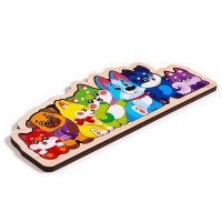 Головоломка деревянная для детей &laquo;Собачки&raquo;