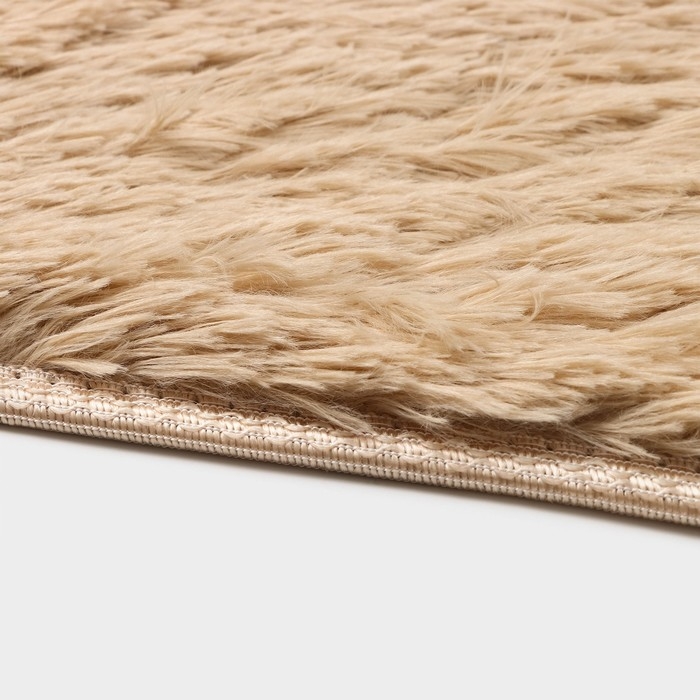 Коврик для дома Доляна «Пушистик», 40×60 см, цвет бежевый Коврик для дома Доляна «Пушистик», 40×60 см, цвет бежевый