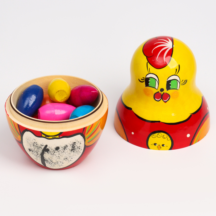 Матрёшка-сказка &laquo;Курица-наседка&raquo;, 11 в 1