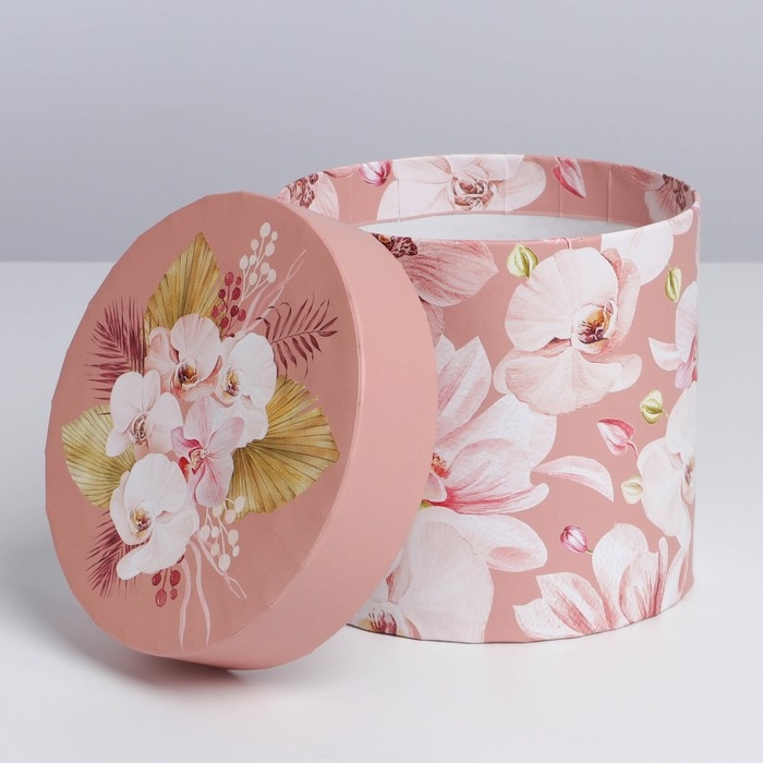 Набор коробок 5 в 1, упаковка подарочная, &laquo;Цветы&raquo;, 13 х 13,5‒19.5 х 23 см