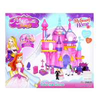 Замок для кукол, с фигурками, свет, звук, с аксессуарами Замок для кукол, с фигурками, свет, звук, с аксессуарами