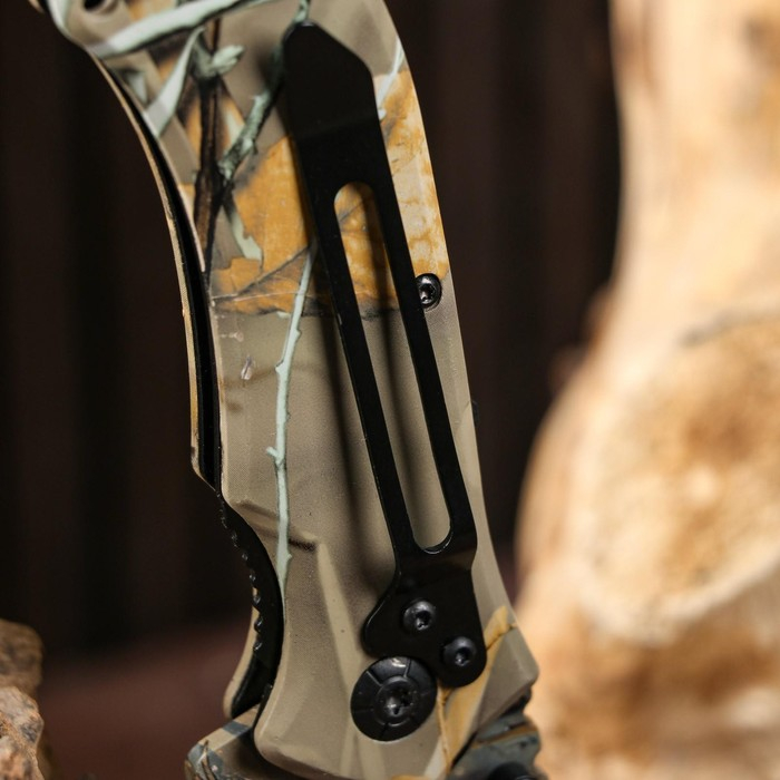 Нож складной Нож складной "Камуфляж" 20,6см, клинок 86мм/2,6мм